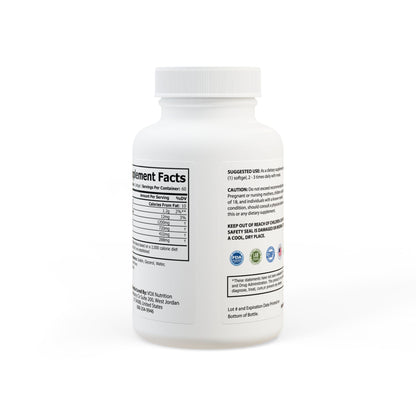 Dorpamine Vitality Omega 3 Fish Oil Supplement (60 Softgels)