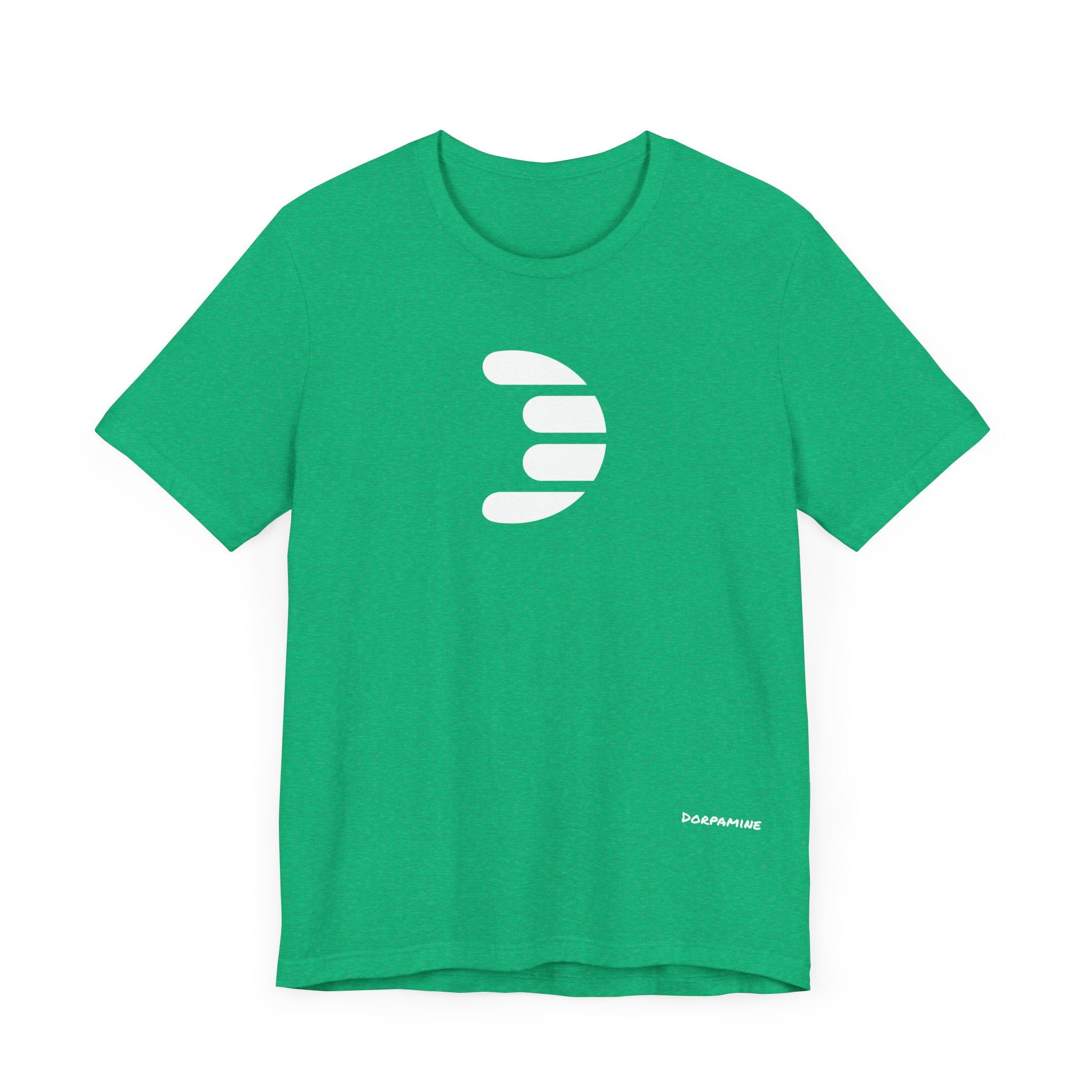 Dorpamine Classic Logo White Unisex Jersey Short Sleeve Tee
