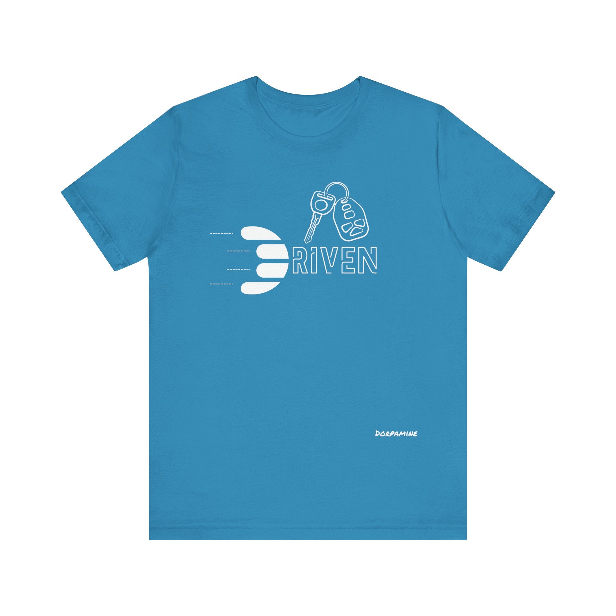 Dorpamine Driven White (D-Words Collection) Unisex Jersey Short Sleeve Tee