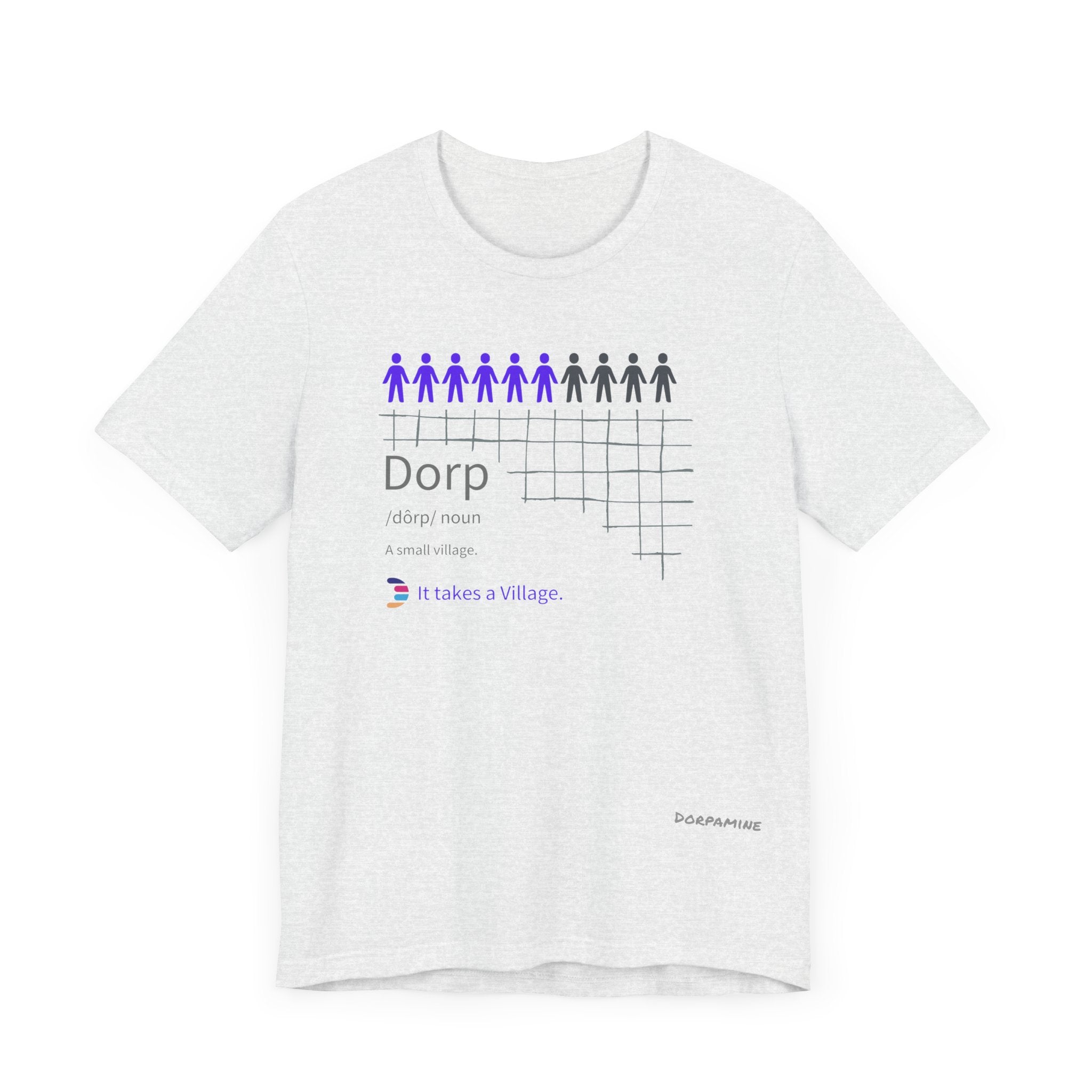 Dorpamine Dorp Definitions Unisex Jersey Short Sleeve Tee