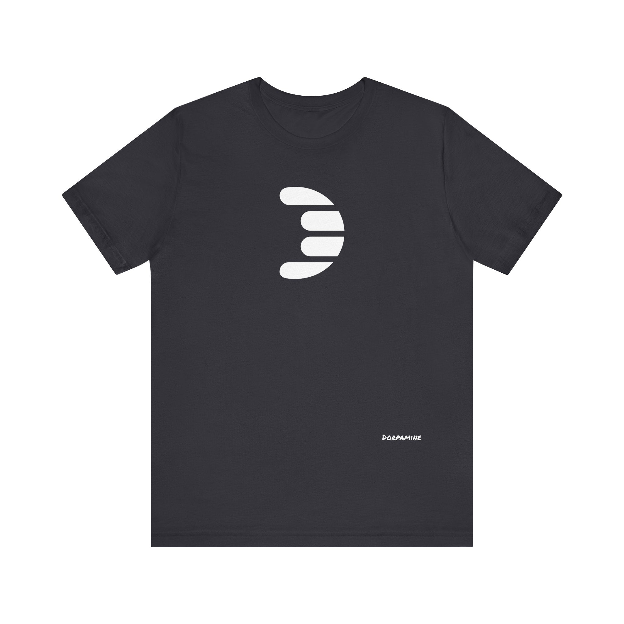 Dorpamine Classic Logo White Unisex Jersey Short Sleeve Tee