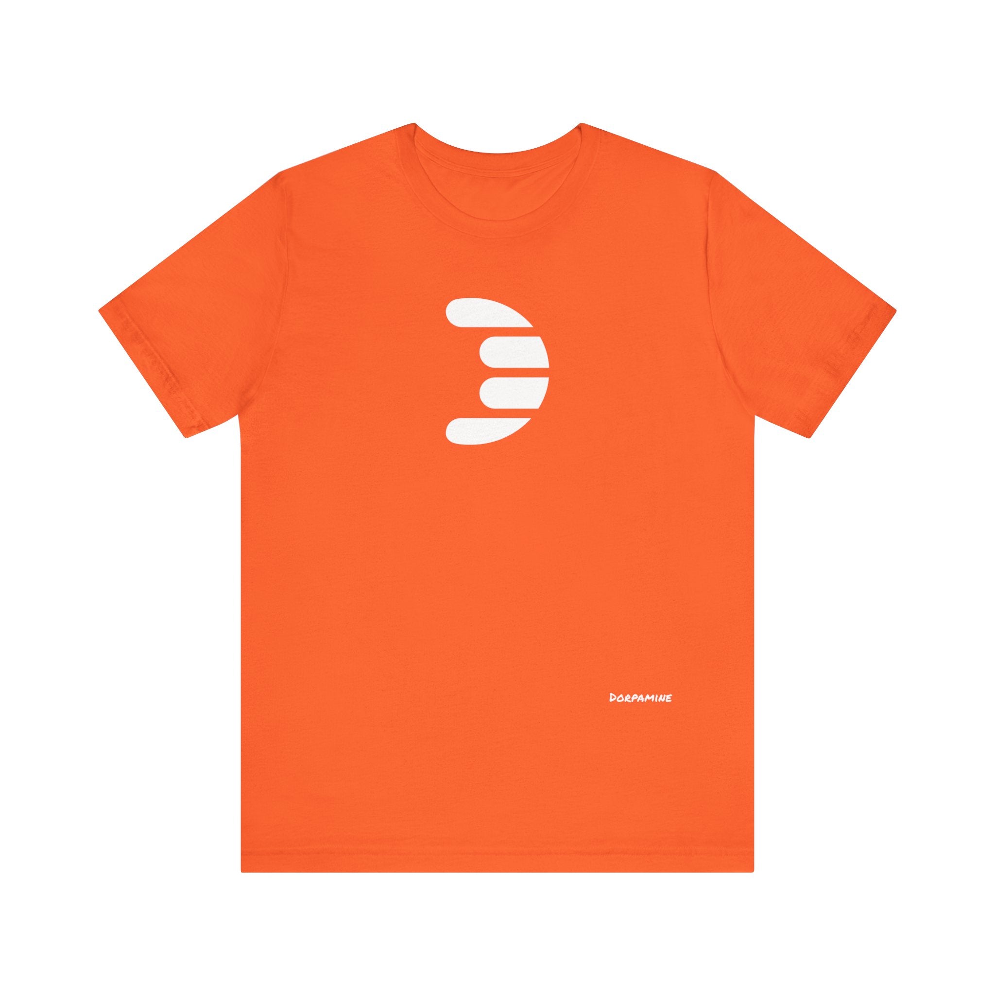Dorpamine Classic Logo White Unisex Jersey Short Sleeve Tee