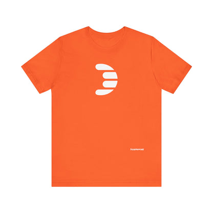 Dorpamine Classic Logo White Unisex Jersey Short Sleeve Tee