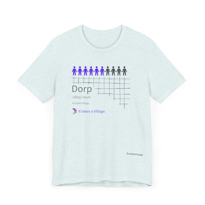 Dorpamine Dorp Definitions Unisex Jersey Short Sleeve Tee