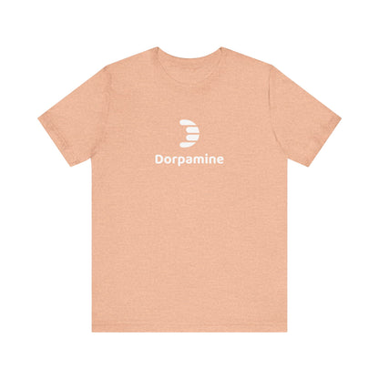 Dorpamine Classic Full Logo White Unisex Jersey Short Sleeve Tee