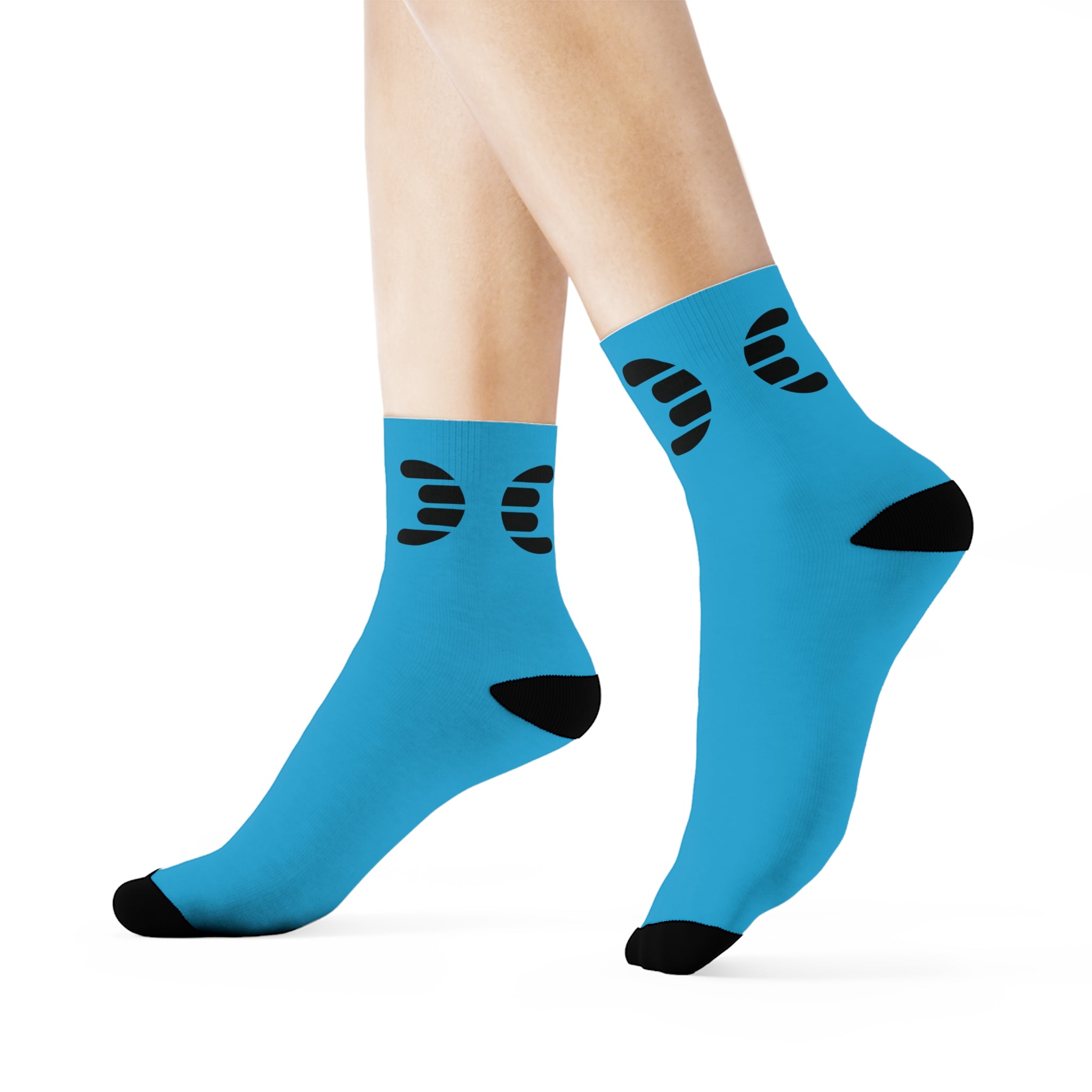 Dorpamine Hermes Blue Crew Socks