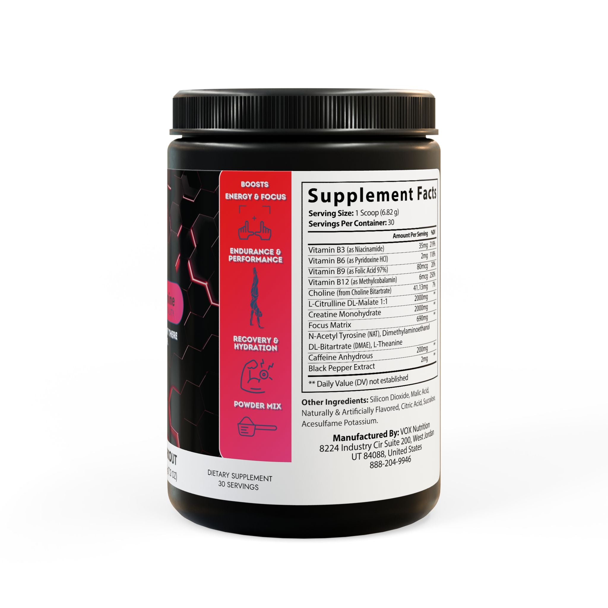 Dorpamine Vitality Pre-Workout Supplement Fruit Punch