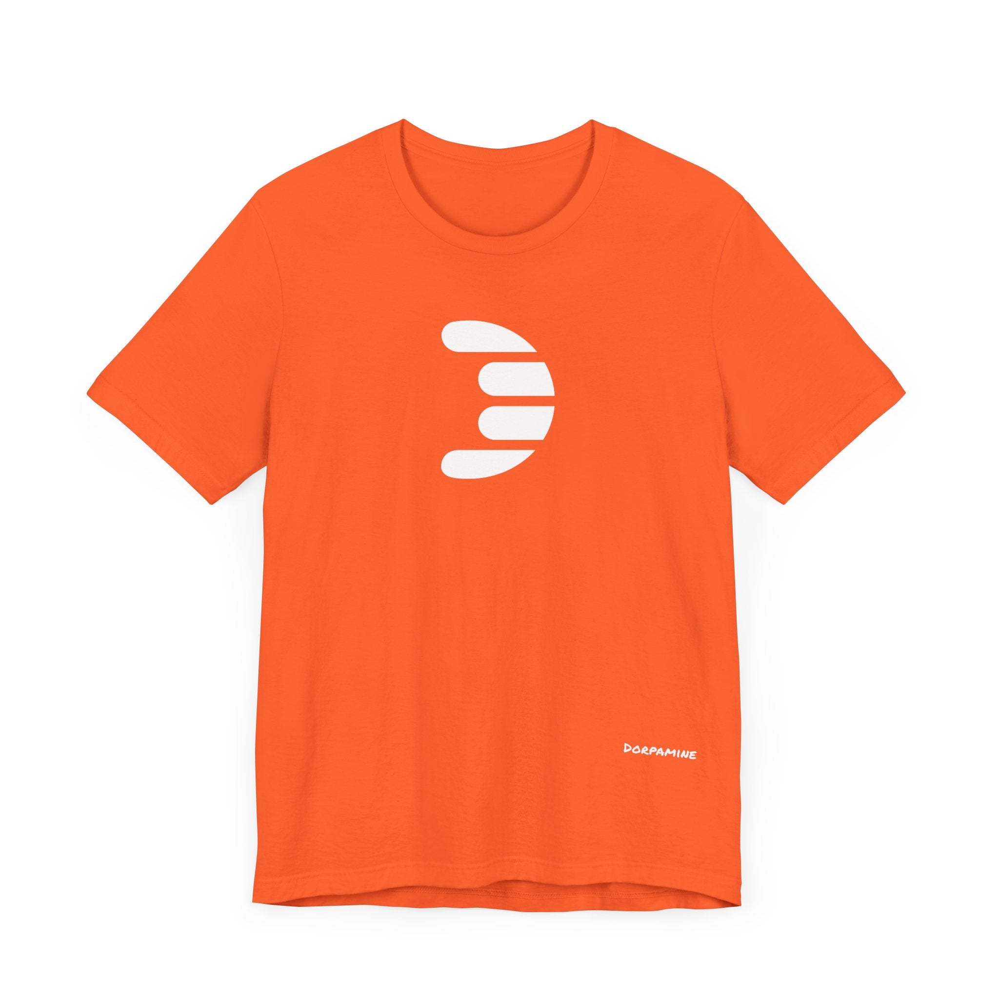 Dorpamine Classic Logo White Unisex Jersey Short Sleeve Tee