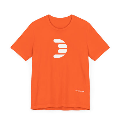 Dorpamine Classic Logo White Unisex Jersey Short Sleeve Tee