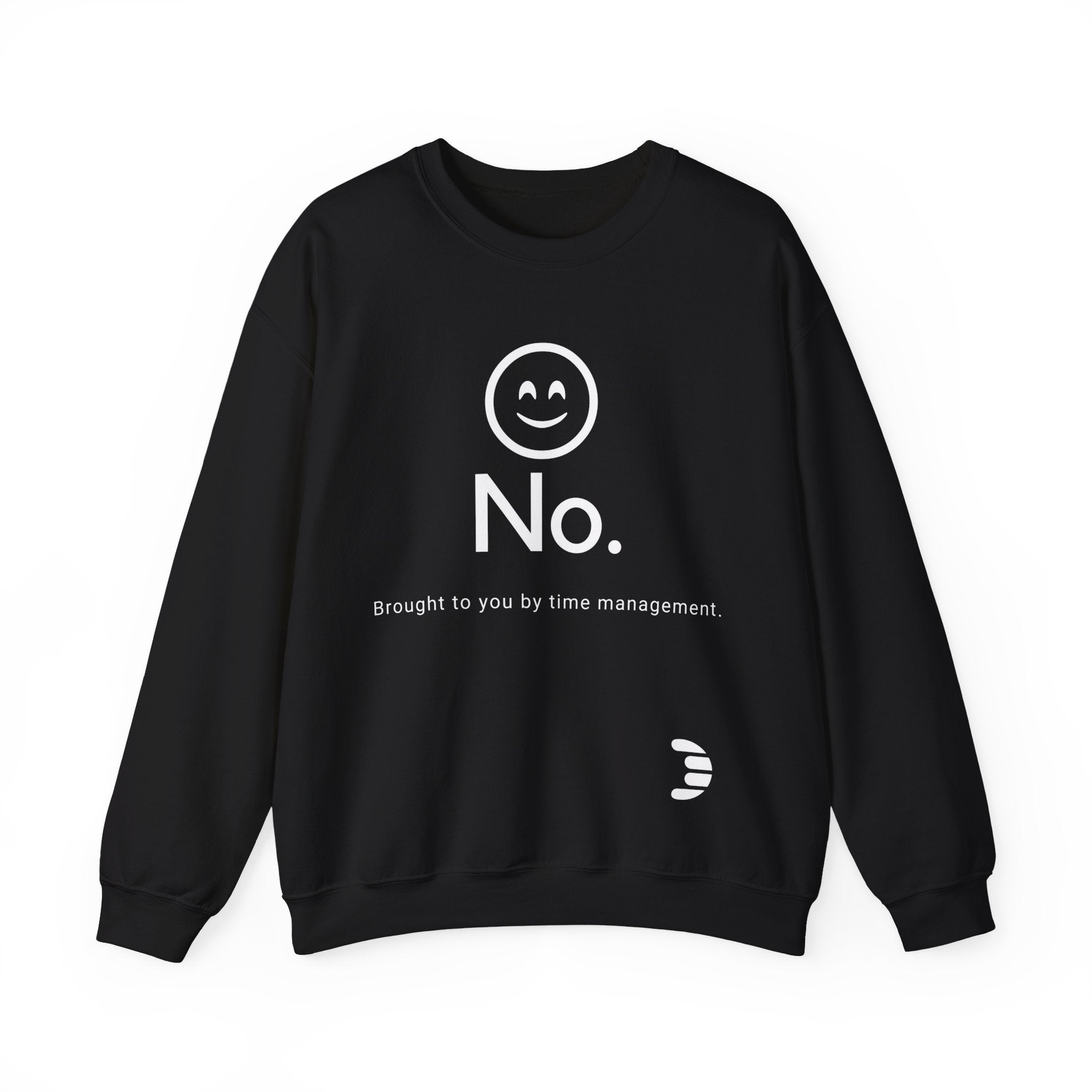 Dorpamine "No." Reclaiming Your Time Series White Text Unisex Heavy Blend™ Crewneck Sweatshirt