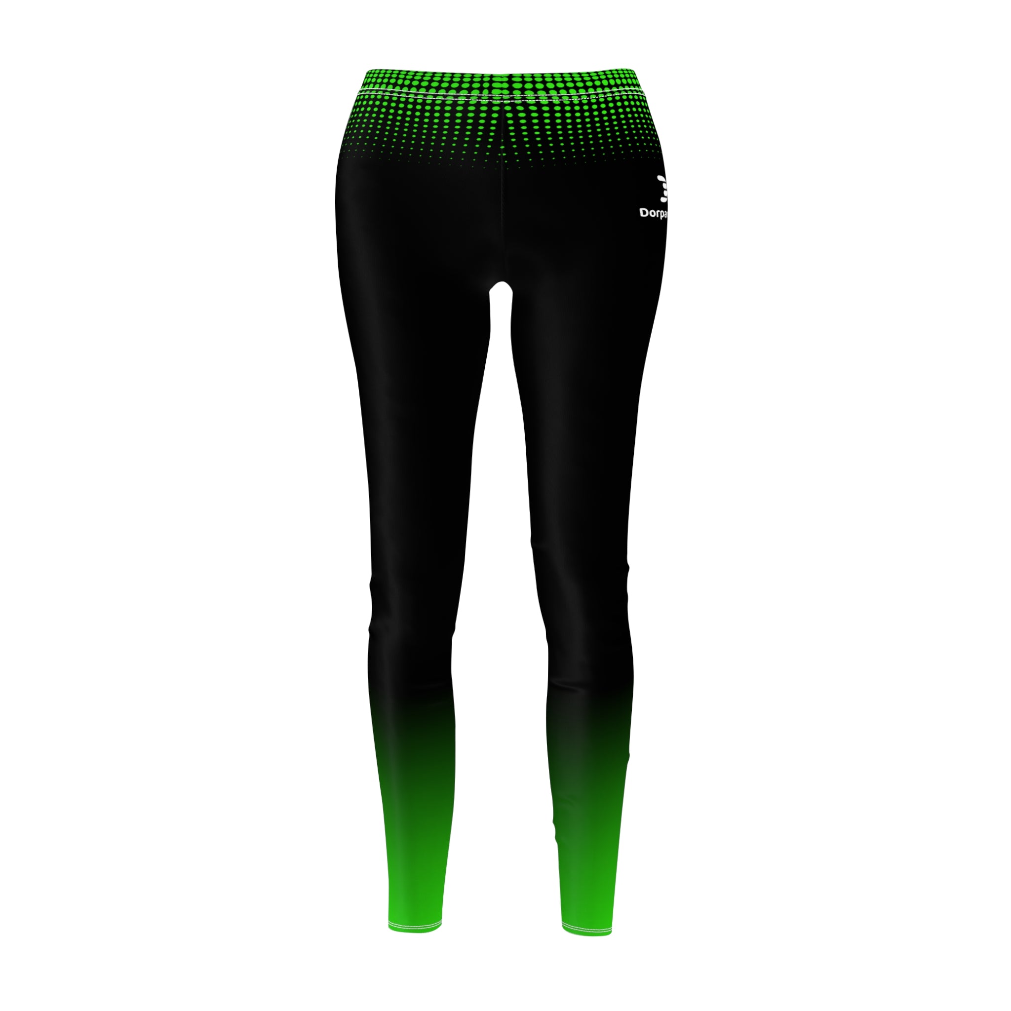 Dorpamine Fusion Green Women's Cut & Sew Leggings