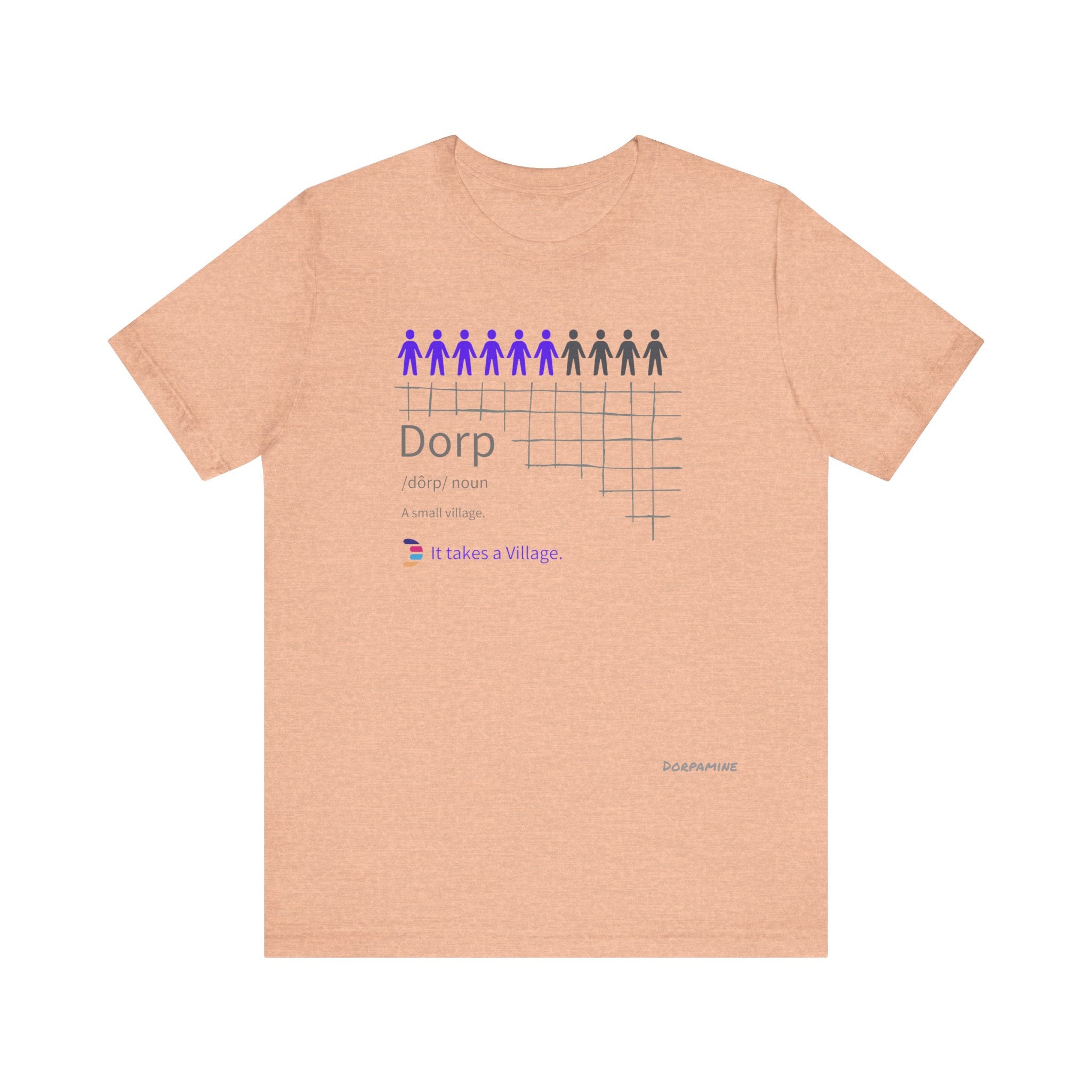 Dorpamine Dorp Definitions Unisex Jersey Short Sleeve Tee