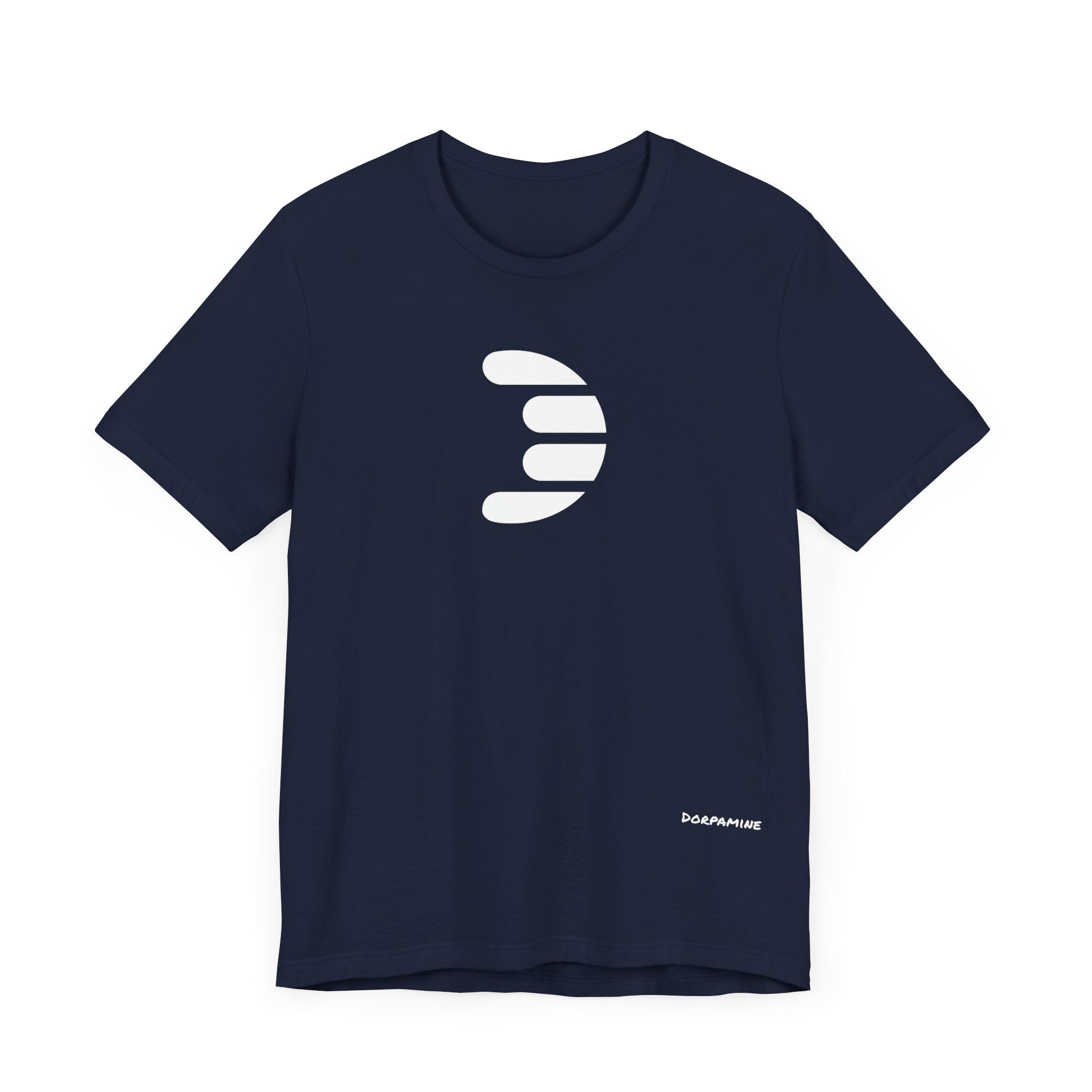 Dorpamine Classic Logo White Unisex Jersey Short Sleeve Tee