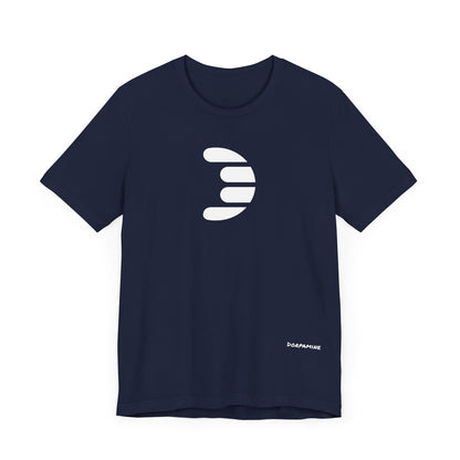 Dorpamine Classic Logo White Unisex Jersey Short Sleeve Tee