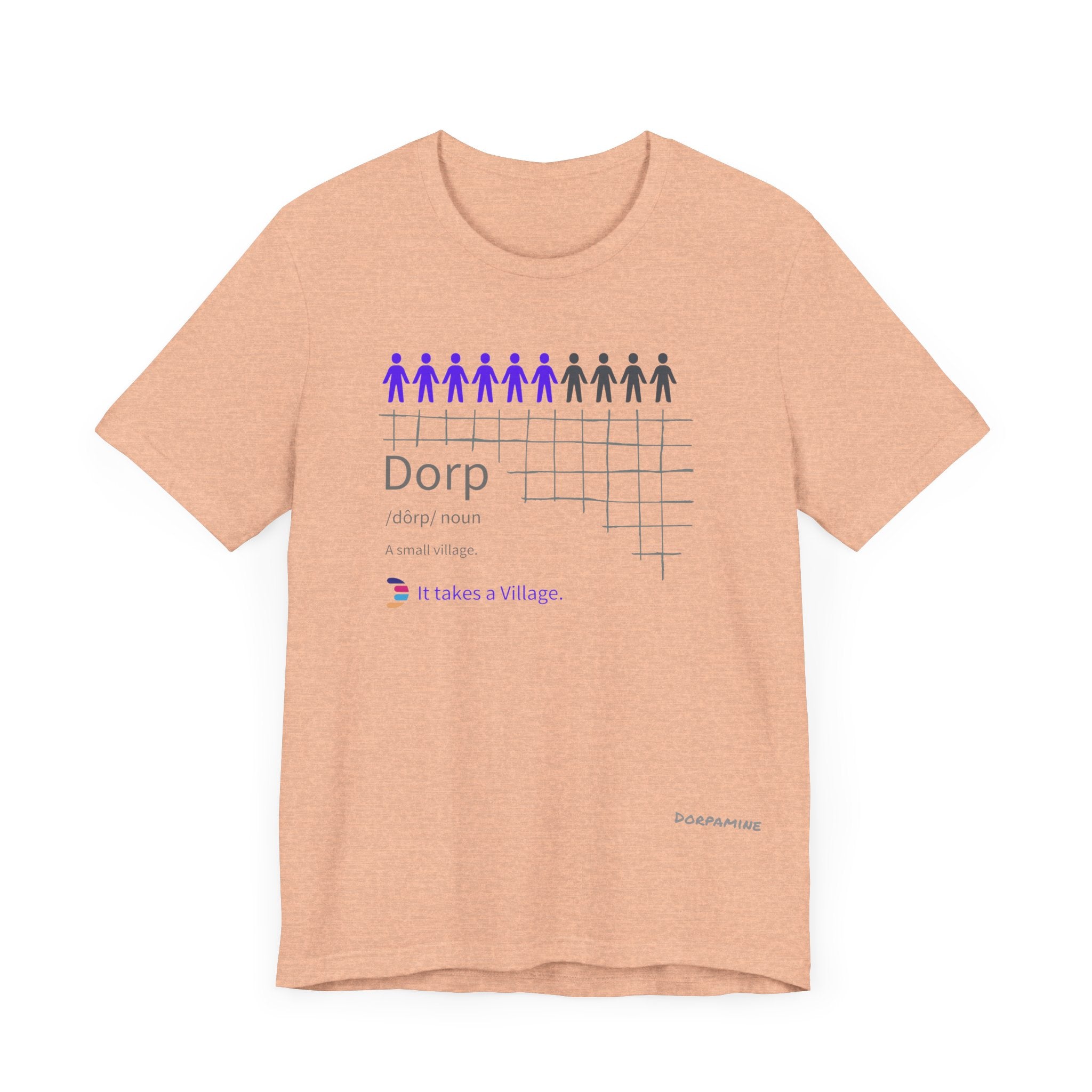 Dorpamine Dorp Definitions Unisex Jersey Short Sleeve Tee