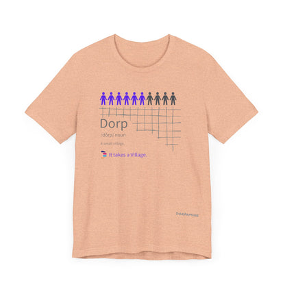 Dorpamine Dorp Definitions Unisex Jersey Short Sleeve Tee