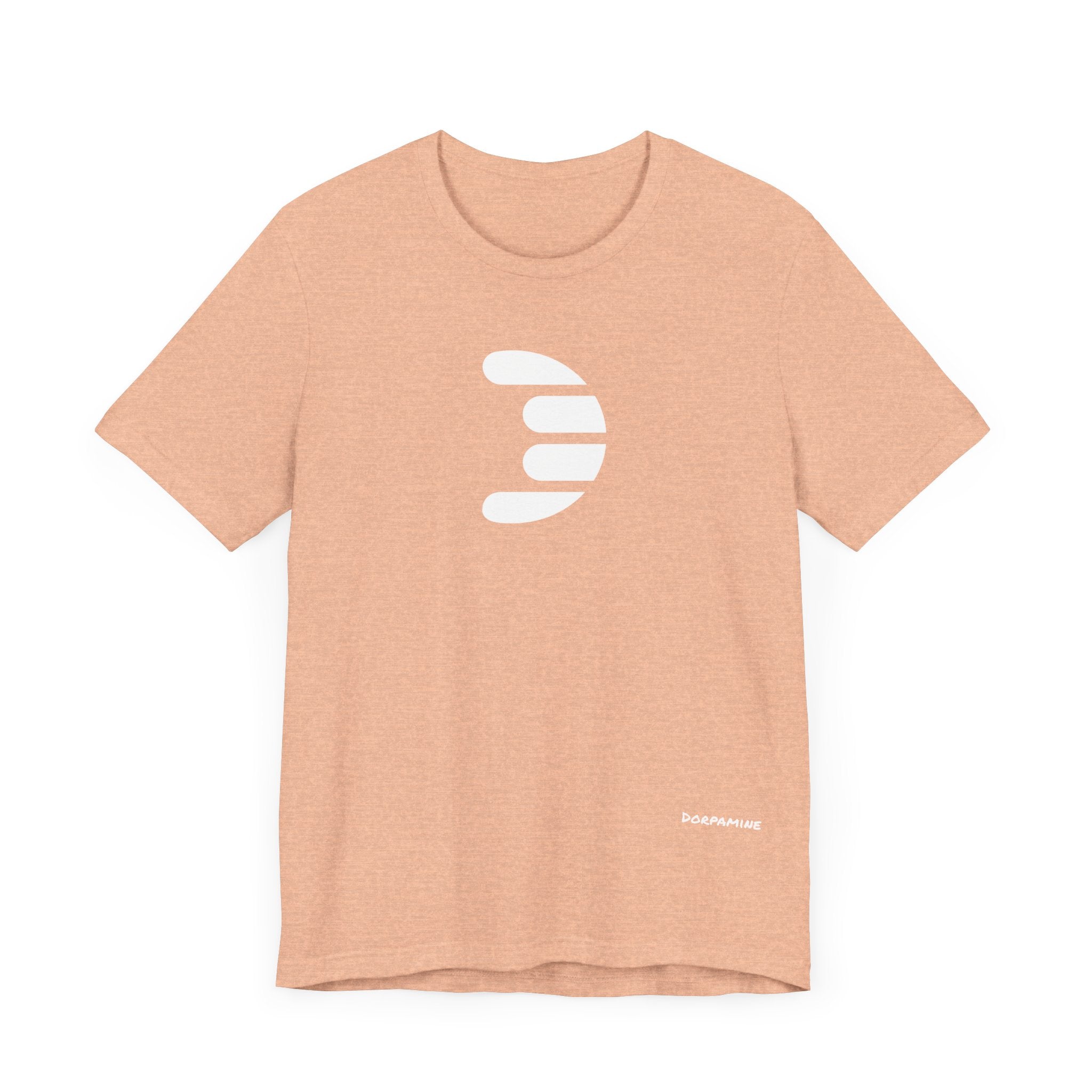 Dorpamine Classic Logo White Unisex Jersey Short Sleeve Tee
