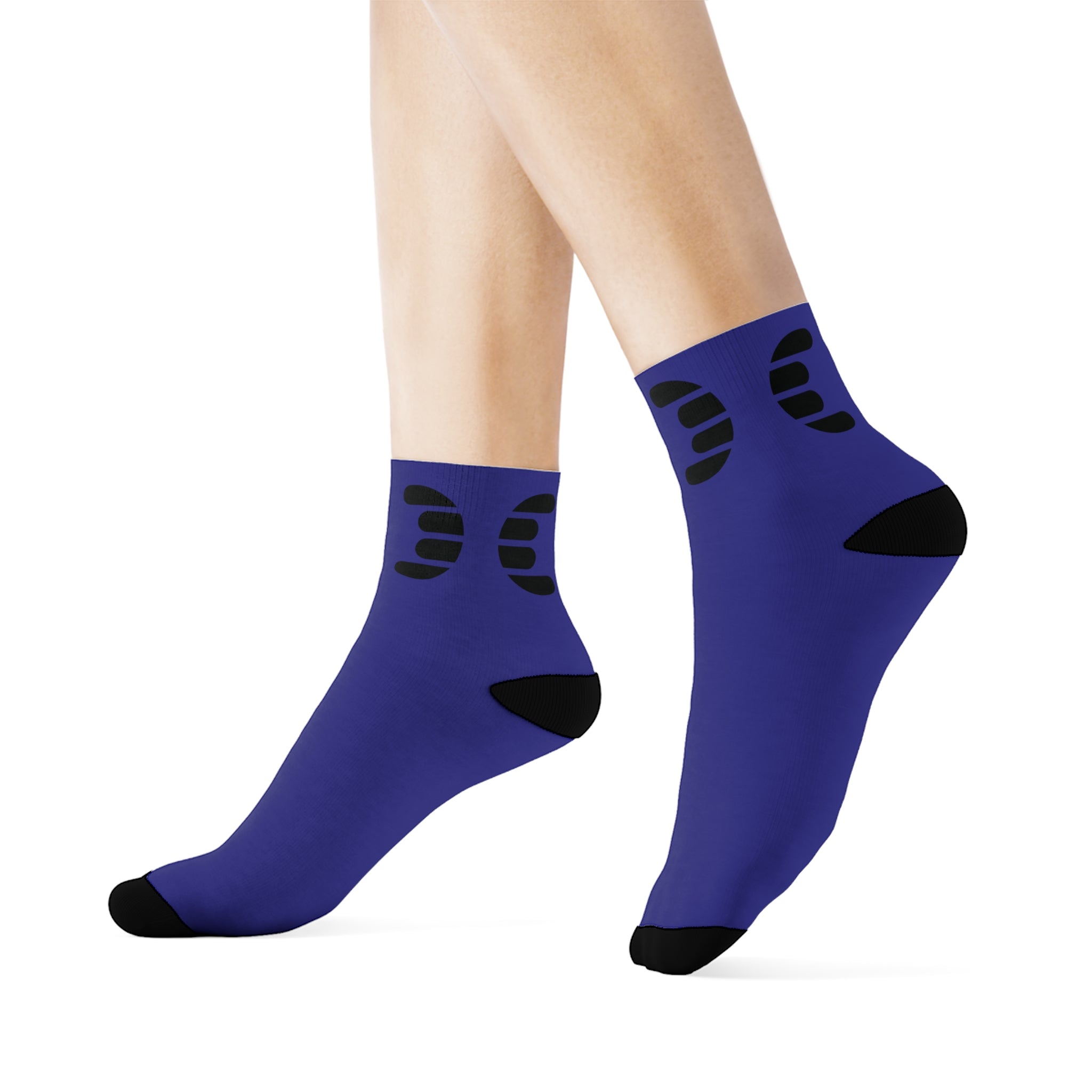 Dorpamine Hermes Purple Crew Socks