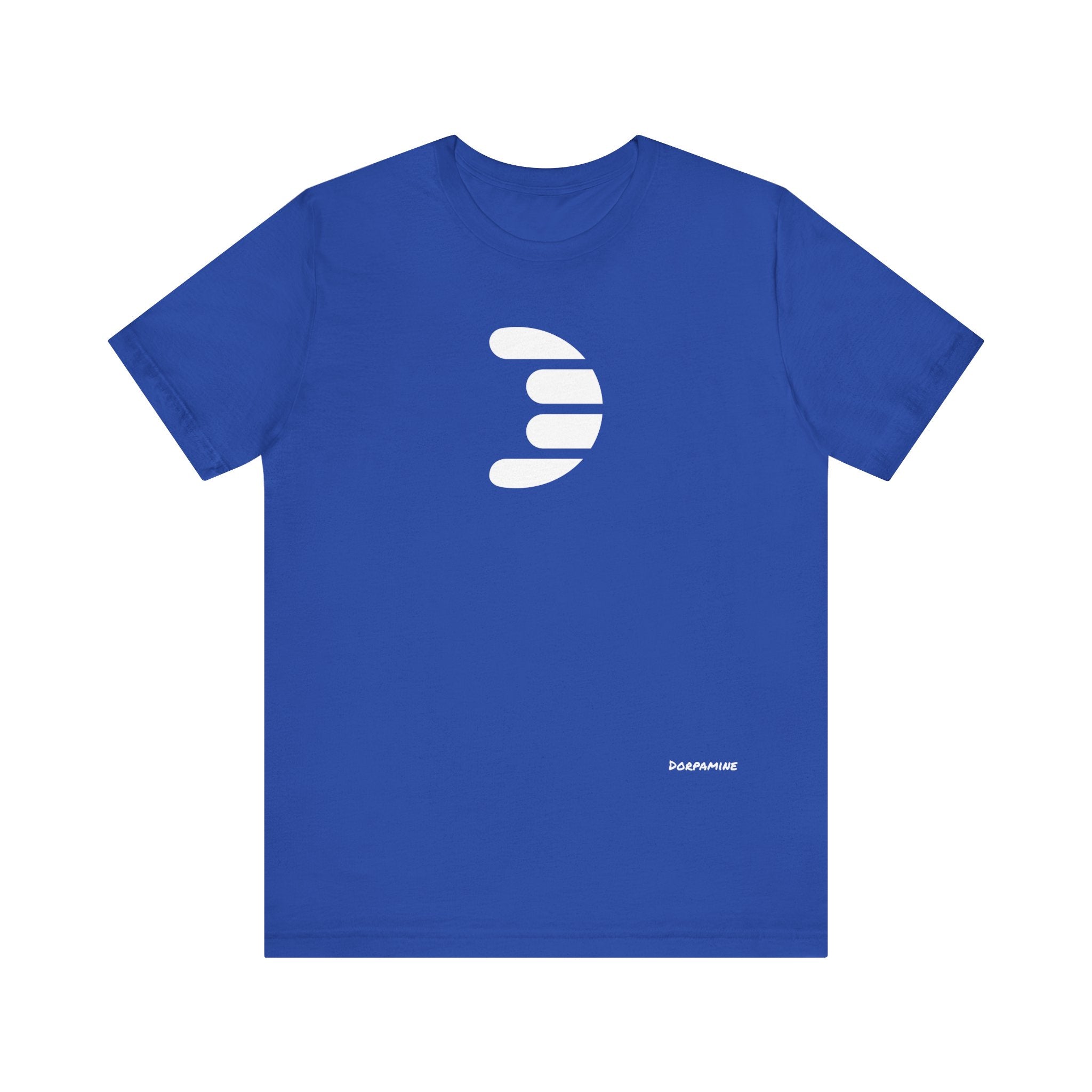 Dorpamine Classic Logo White Unisex Jersey Short Sleeve Tee