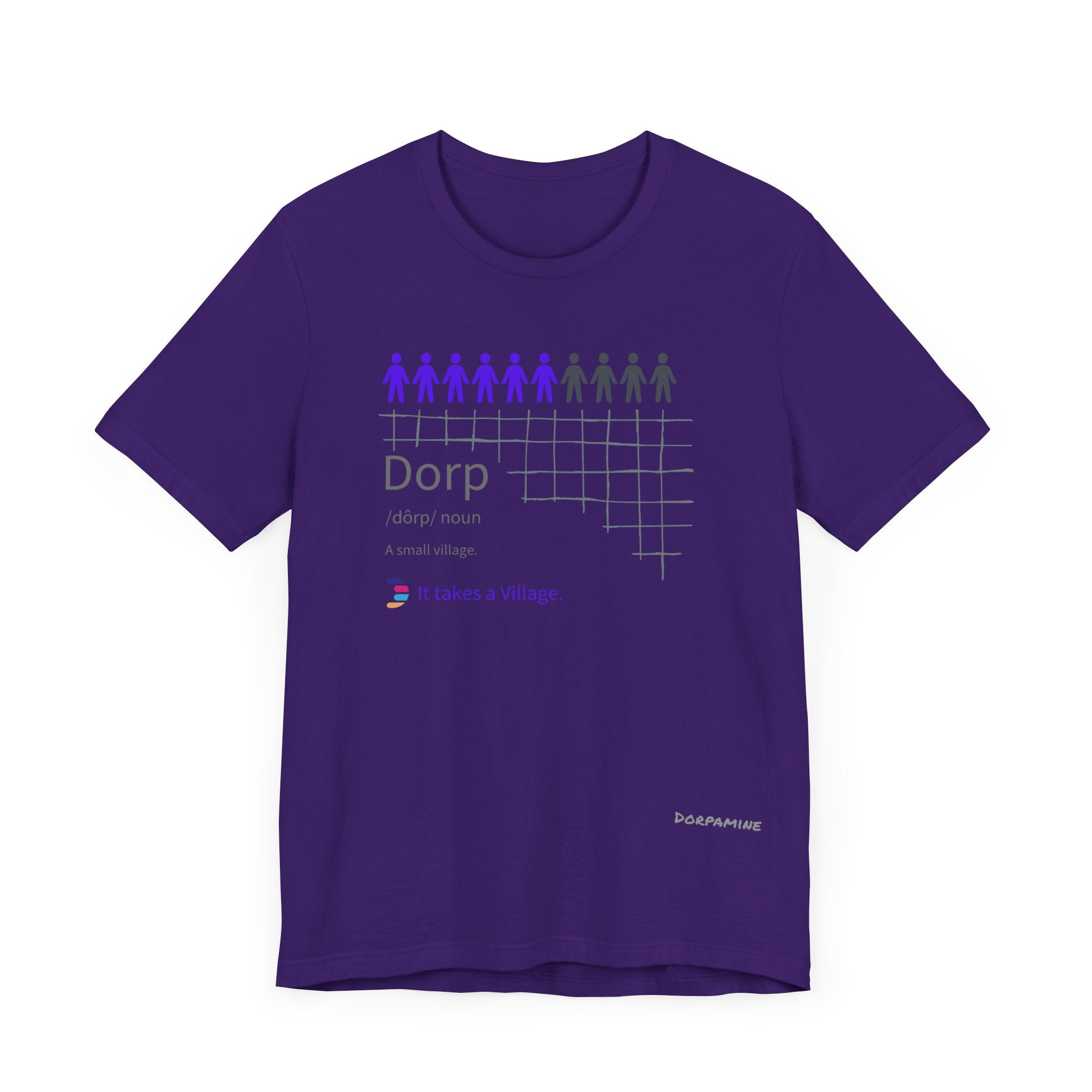 Dorpamine Dorp Definitions Unisex Jersey Short Sleeve Tee