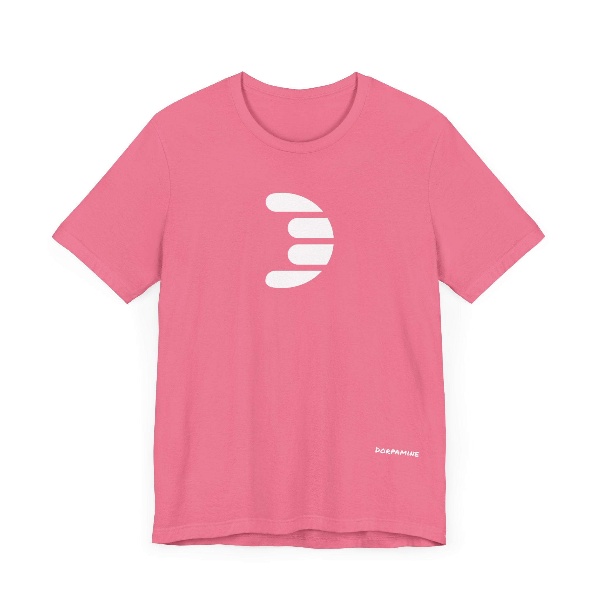 Dorpamine Classic Logo White Unisex Jersey Short Sleeve Tee