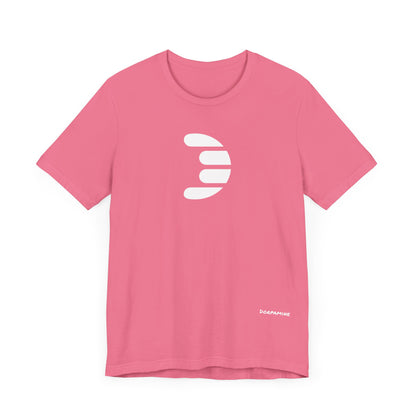 Dorpamine Classic Logo White Unisex Jersey Short Sleeve Tee