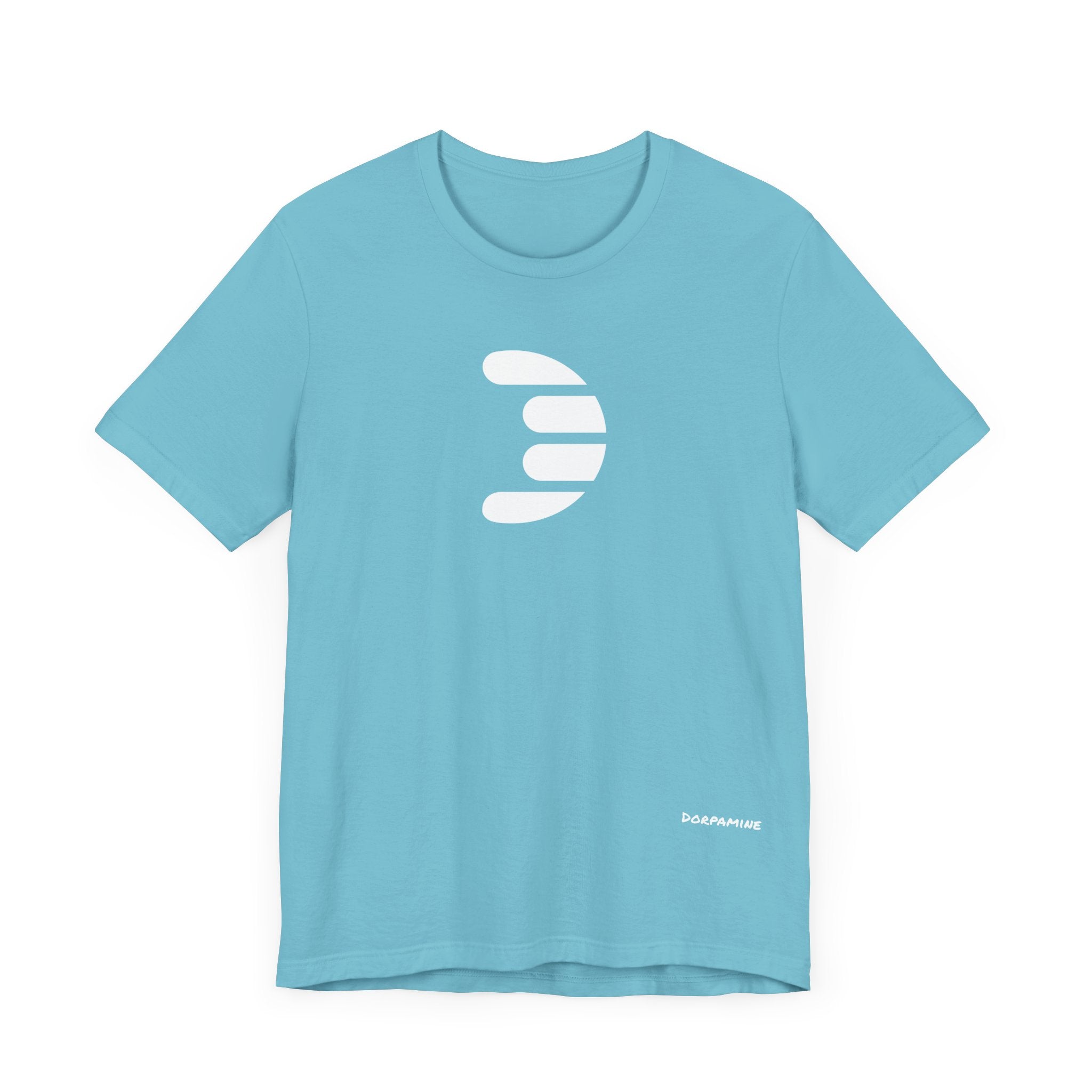 Dorpamine Classic Logo White Unisex Jersey Short Sleeve Tee