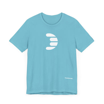 Dorpamine Classic Logo White Unisex Jersey Short Sleeve Tee