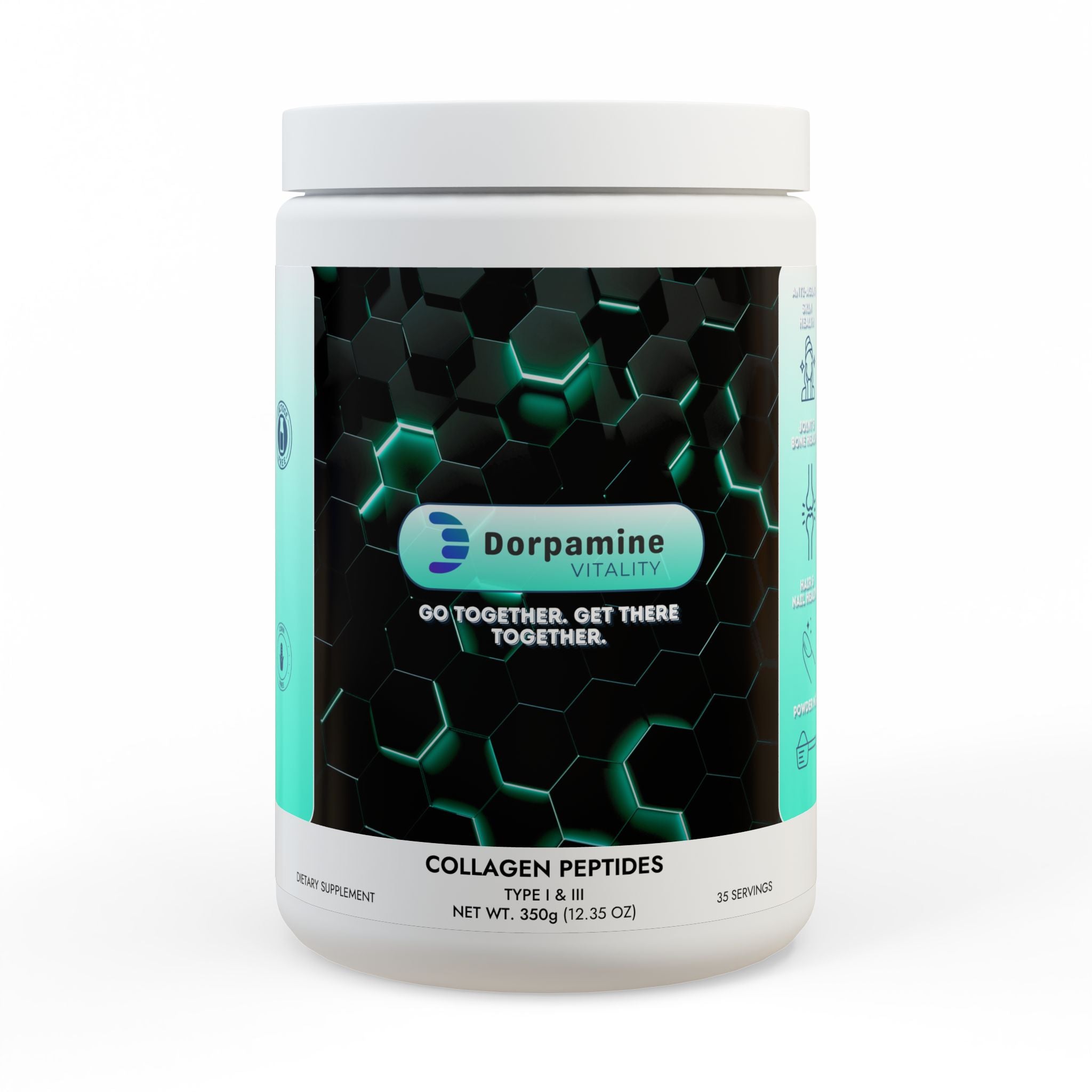 Dorpamine Vitality Collagen Peptides Type I & III Supplement