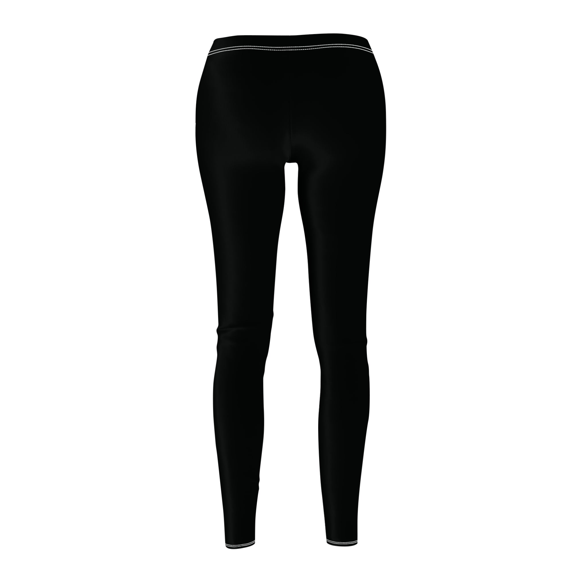 Dorpamine Solid Black Women's Cut & Sew Leggings