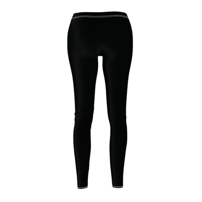 Dorpamine Solid Black Women's Cut & Sew Leggings