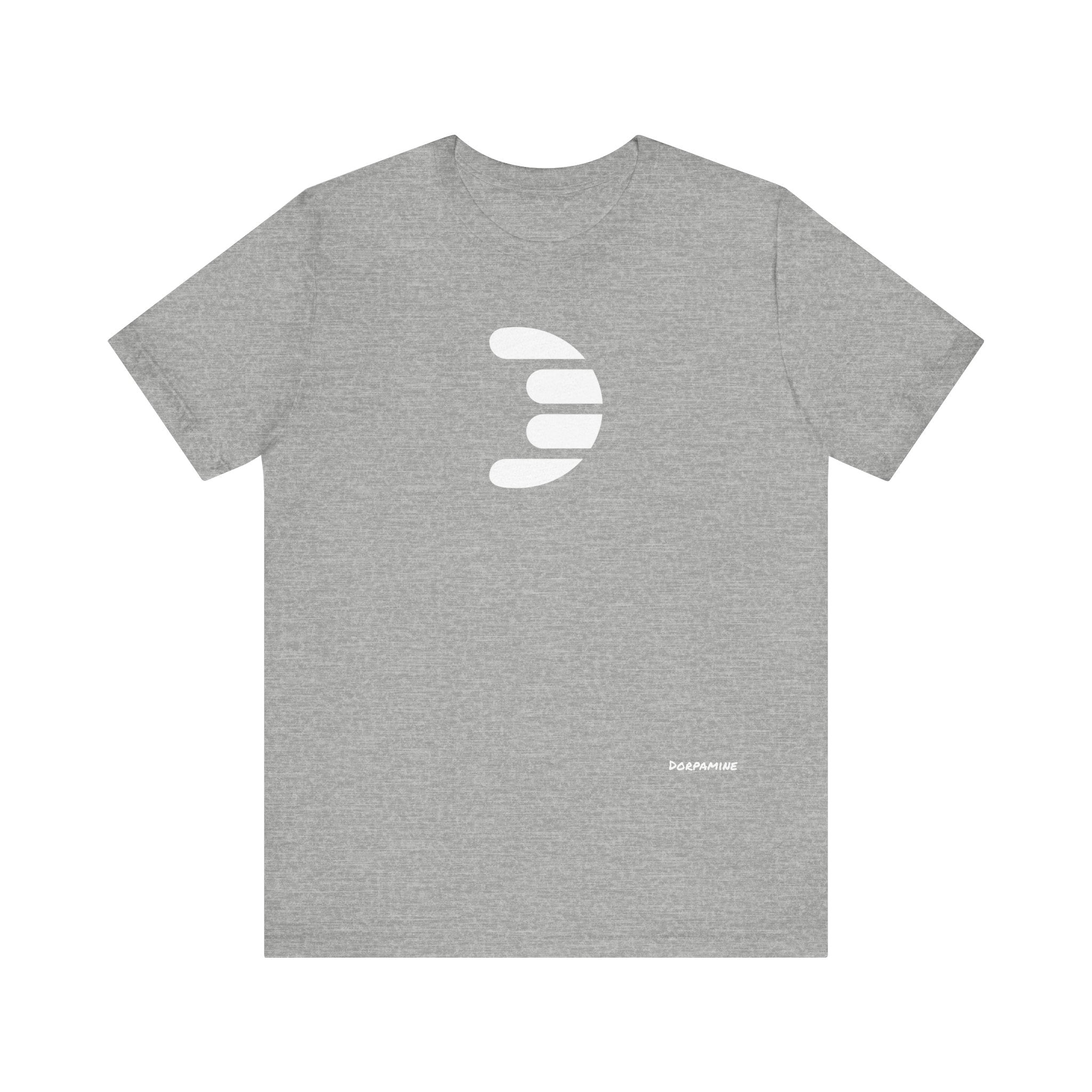 Dorpamine Classic Logo White Unisex Jersey Short Sleeve Tee