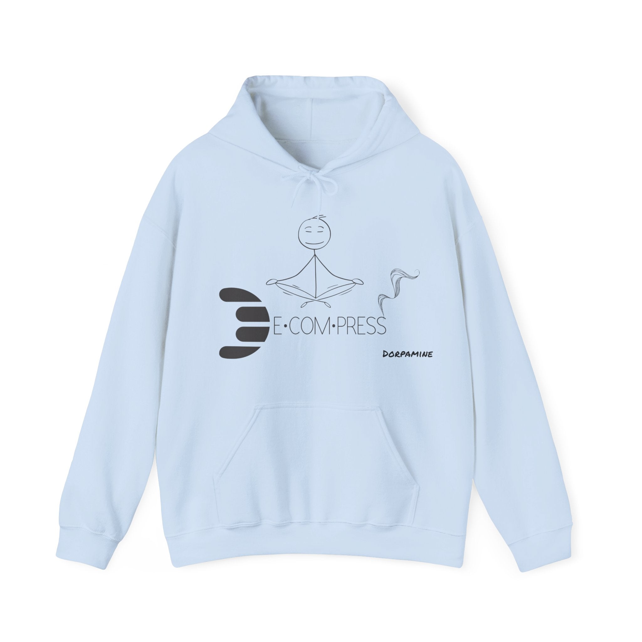 Dorpamine "D Words" Collection Decompress Black Unisex Heavy Blend™ Hooded Sweatshirt