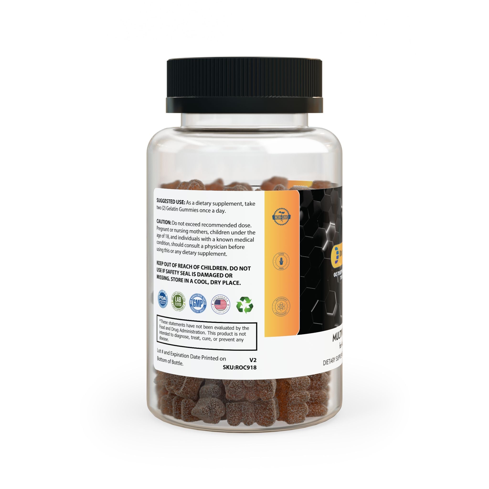 Dorpamine Vitality Multivitamin Gummies for Adults (60 Gummies)