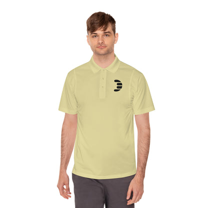 Dorpamine Black Logo Men's Sport Polo Shirt