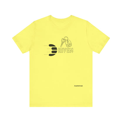 Dorpamine Driven Black (D-Words Collection) Unisex Jersey Short Sleeve Tee