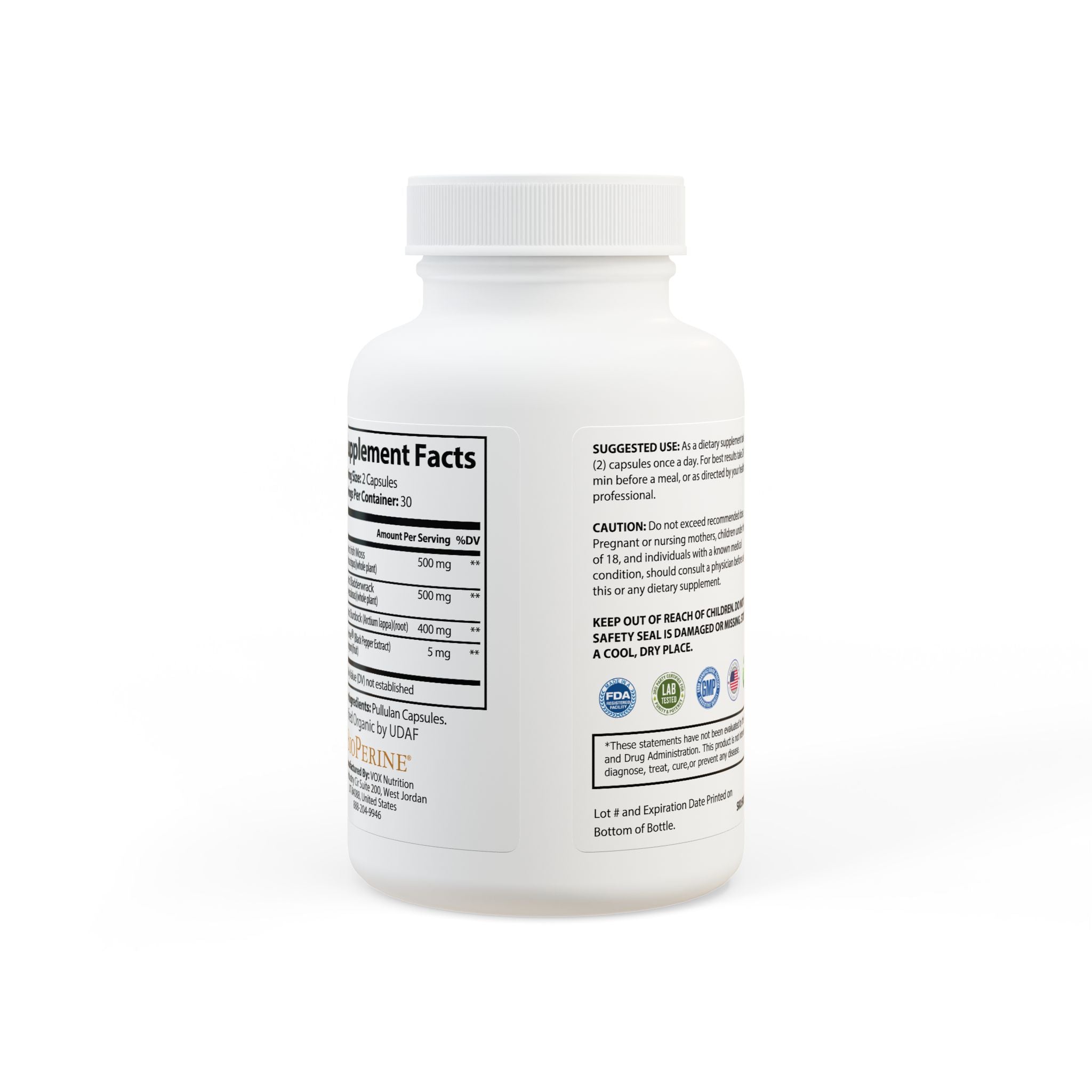 Dorpamine Vitality Sea Moss Supplement (60 Capsules)