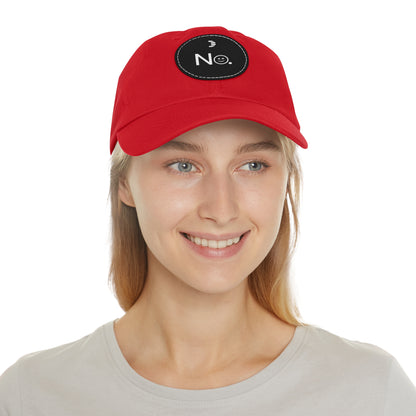 Dorpamine "No." Reclaiming Your Time Series Hat with Leather Patch (Round)