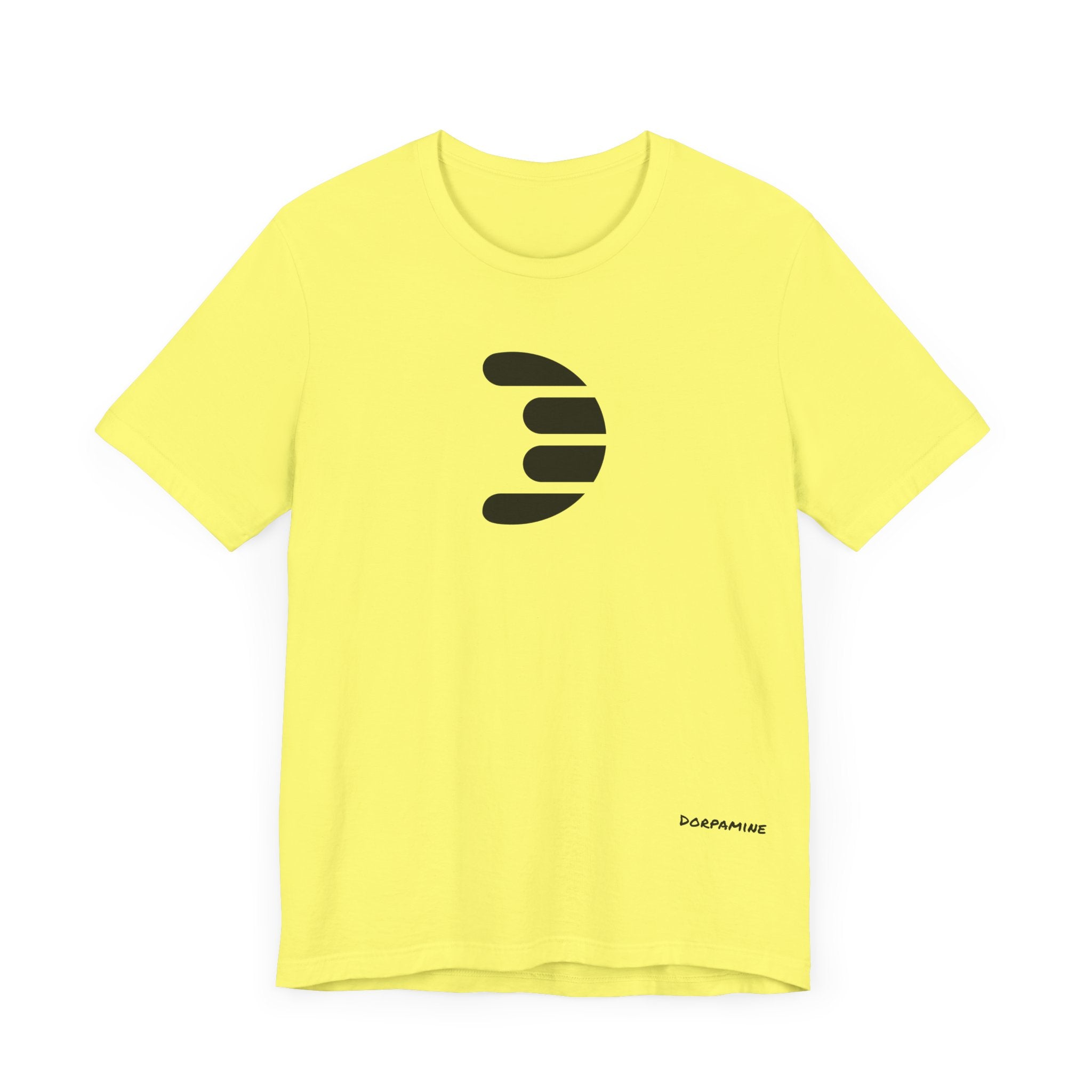 Dorpamine Classic Logo Black Unisex Jersey Short Sleeve Tee