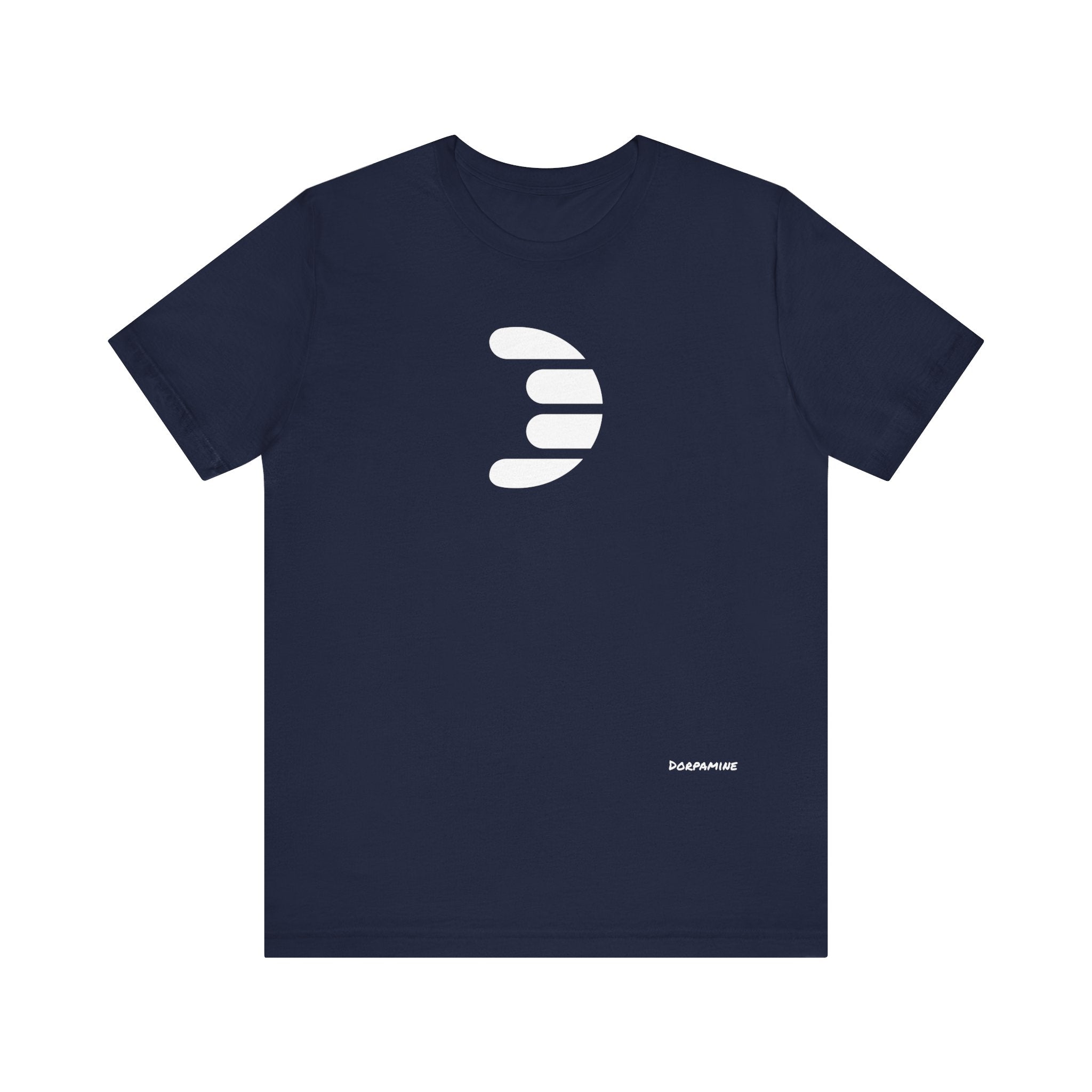 Dorpamine Classic Logo White Unisex Jersey Short Sleeve Tee