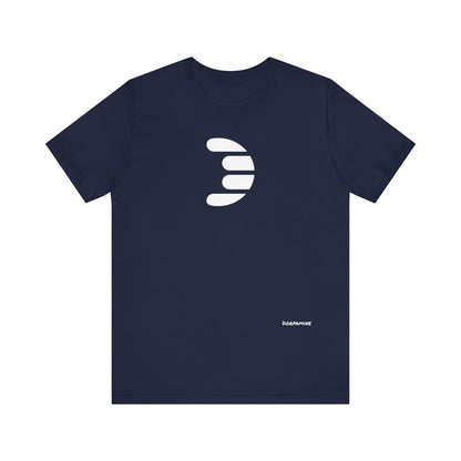Dorpamine Classic Logo White Unisex Jersey Short Sleeve Tee