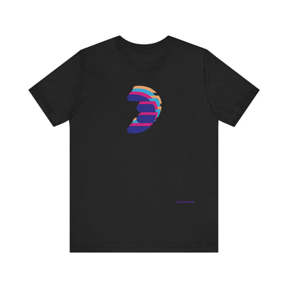 Dorpamine Double Vision (In Collaboration with Quincy Woodard) Unisex Jersey Short Sleeve Tee