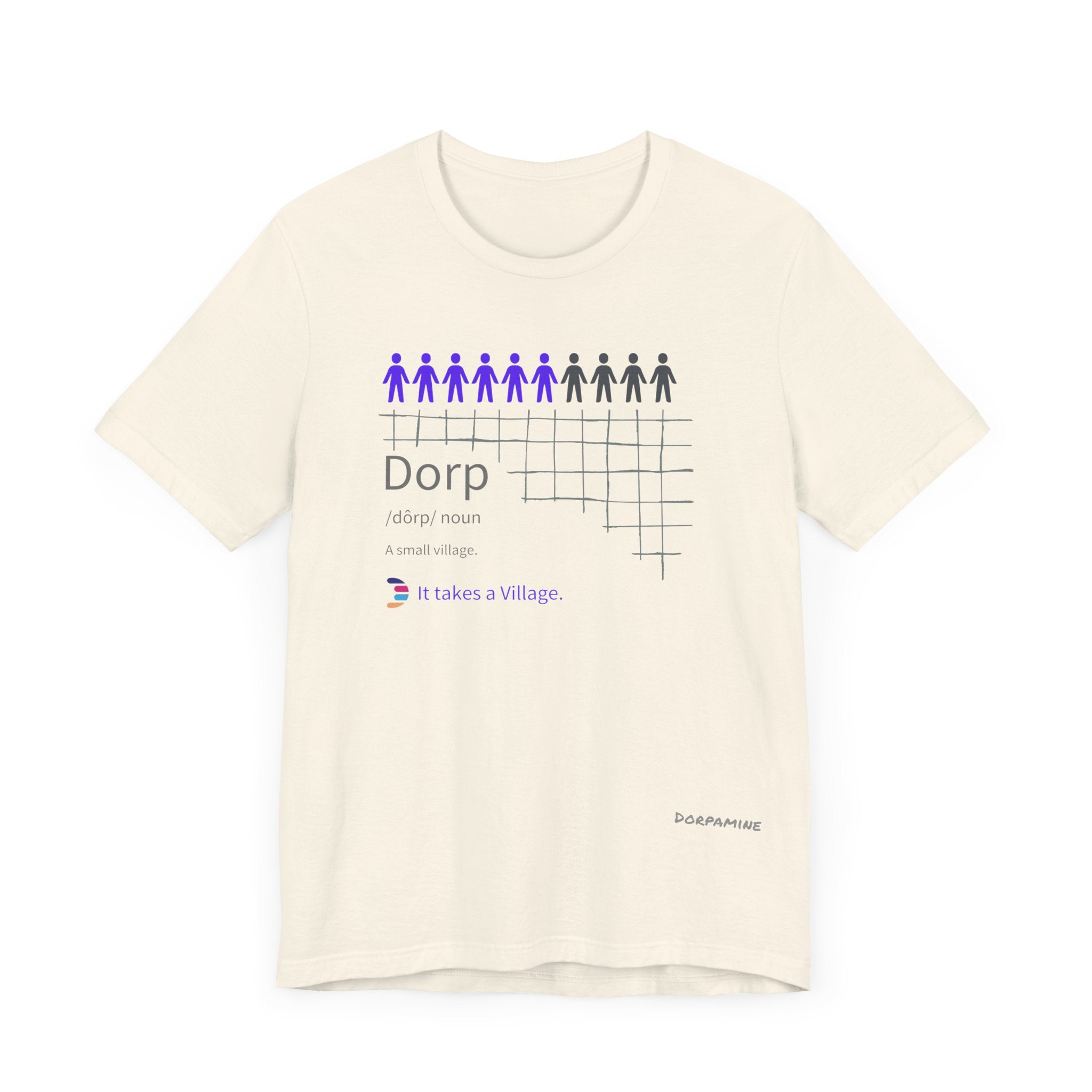 Dorpamine Dorp Definitions Unisex Jersey Short Sleeve Tee