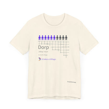 Dorpamine Dorp Definitions Unisex Jersey Short Sleeve Tee