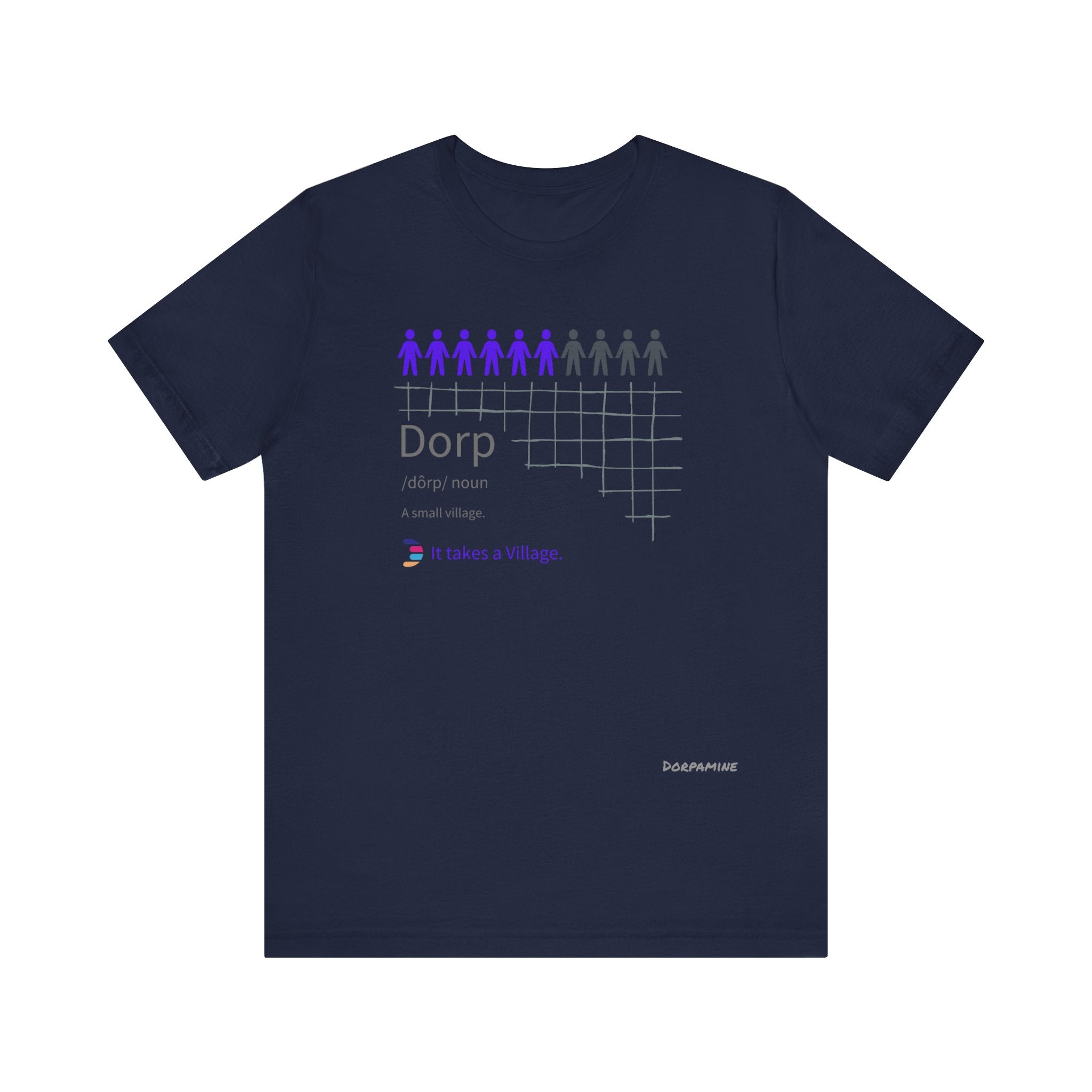 Dorpamine Dorp Definitions Unisex Jersey Short Sleeve Tee