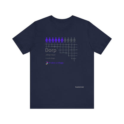 Dorpamine Dorp Definitions Unisex Jersey Short Sleeve Tee