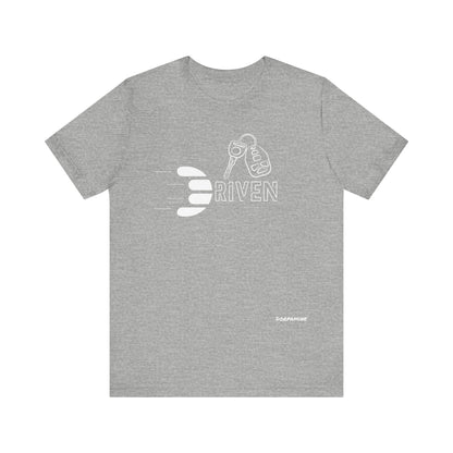 Dorpamine Driven White (D-Words Collection) Unisex Jersey Short Sleeve Tee