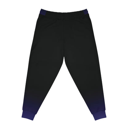 Dorpamine Fusion Black and Purple Unisex Athletic Joggers