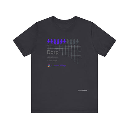 Dorpamine Dorp Definitions Unisex Jersey Short Sleeve Tee
