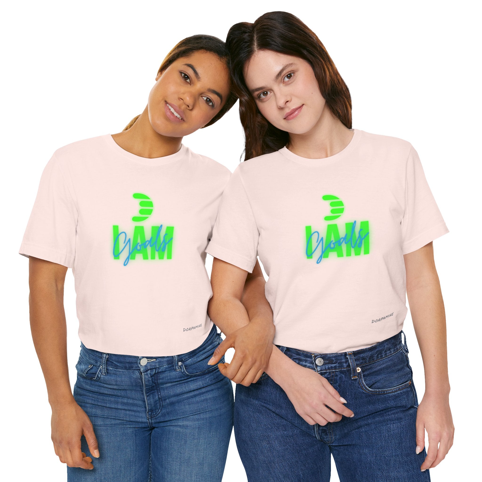 Dorpamine "I AM GOALS" Unisex Jersey Short Sleeve Tee